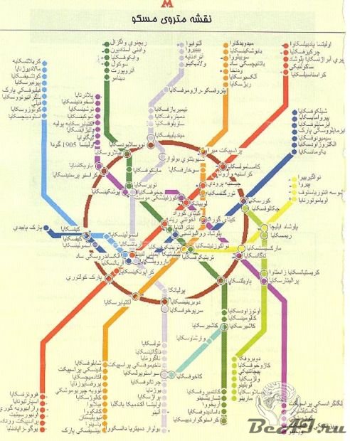 Какой может быть карта метро