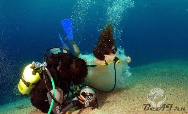Как делают фото под водой