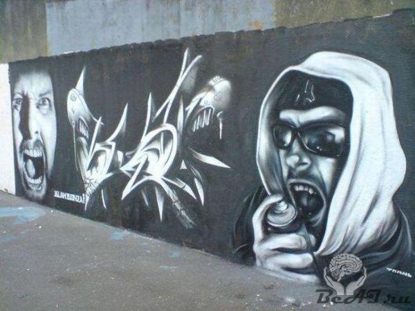 Лица в граффити