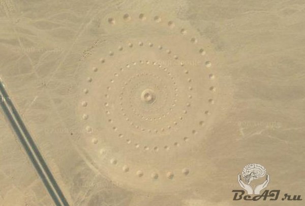 Таинственная спираль "Дыхание пустыни" в Египте