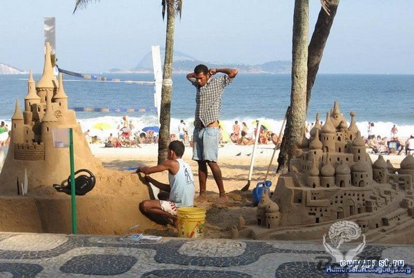 Песочный арт Бразилии