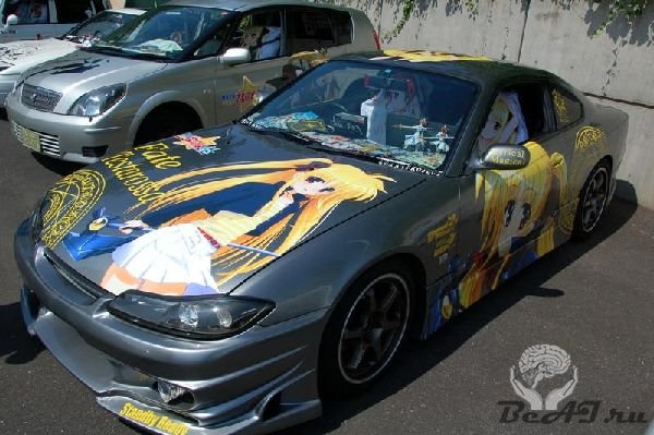 Японские машины в стиле Аниме