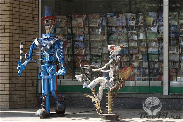 Роботы из металлолома